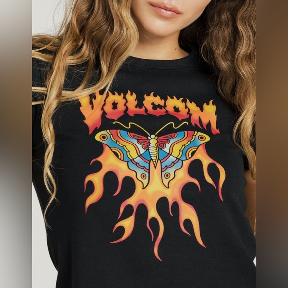 VOLCOM Girl Crush Womens Baby Tee - Picture 3 of 8